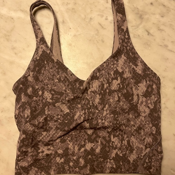 Purple lulu lemon sports bra size 2 - Picture 2 of 3